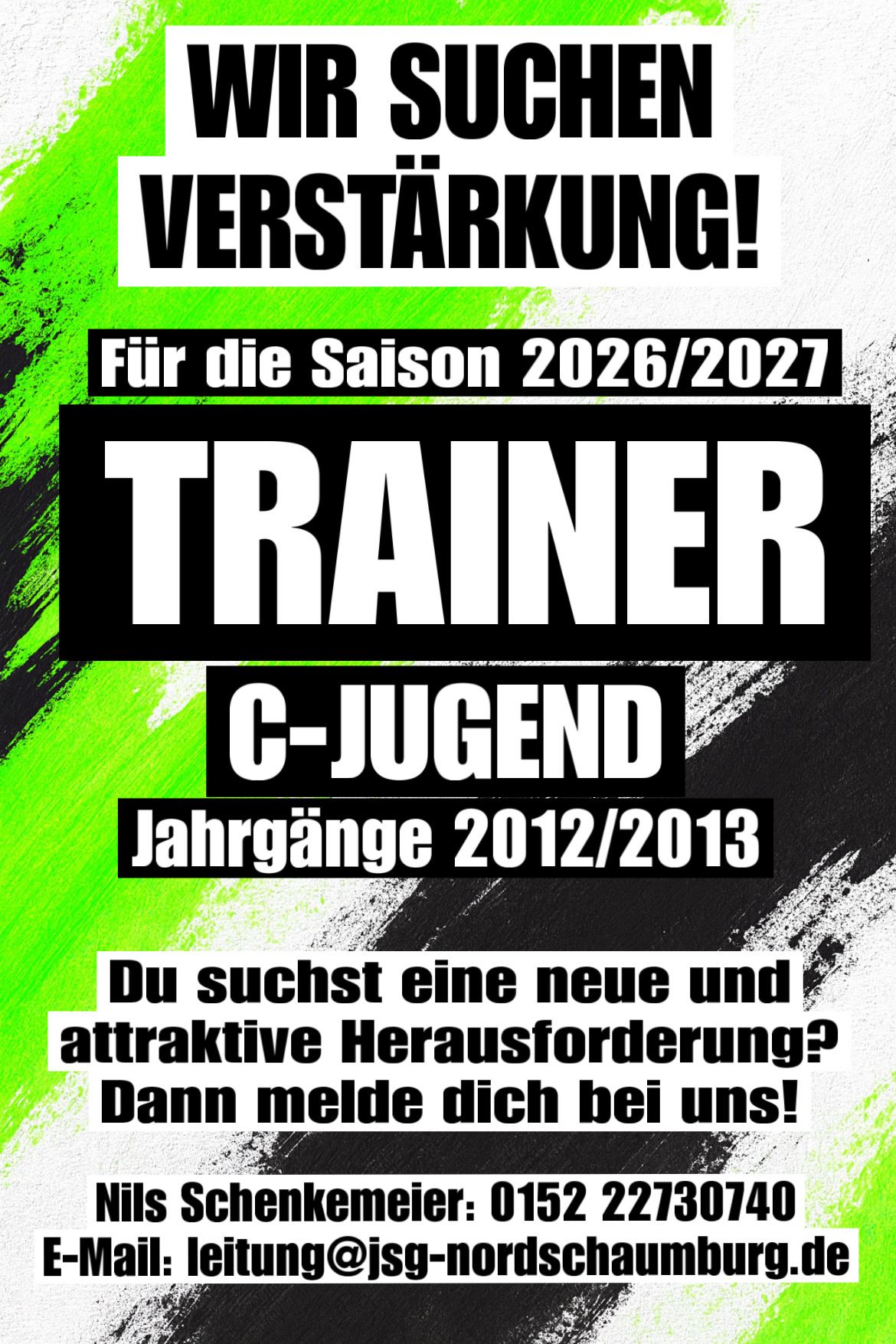Wir suchen Verstärkung für unser Trainerteam!